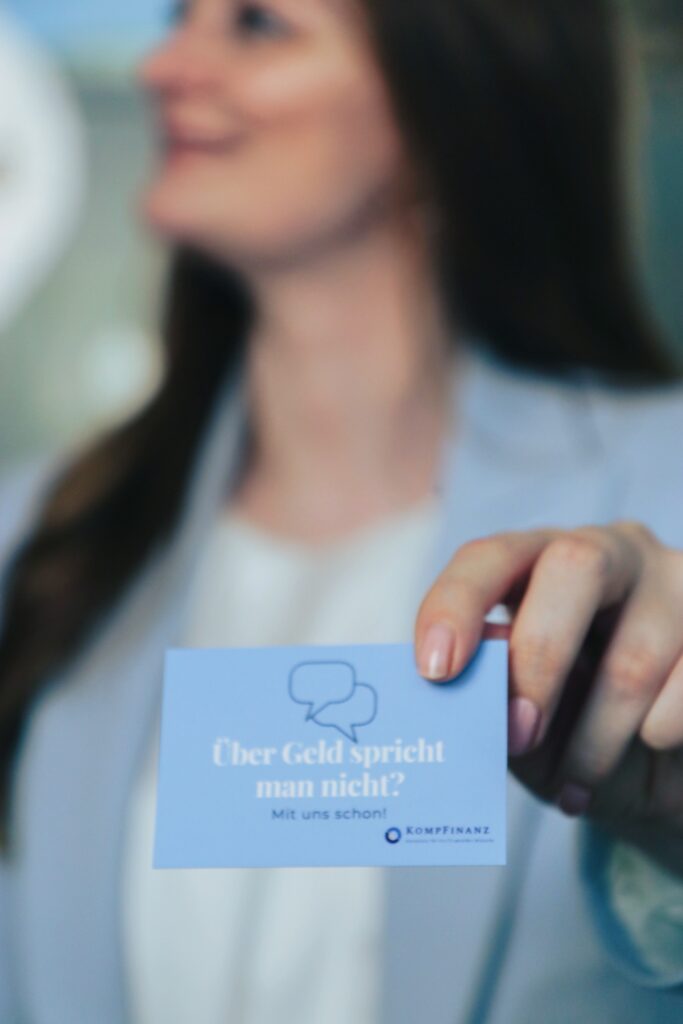 Karte über Geld spricht man nicht